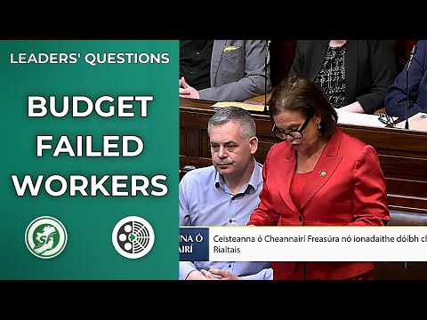 Mary Lou McDonald Accuses Government of Failing Workers