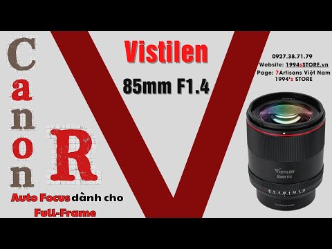 Vistilen 85mm F1.4 Auto Focus Full-Frame lấy nét tự động cho Canon RF