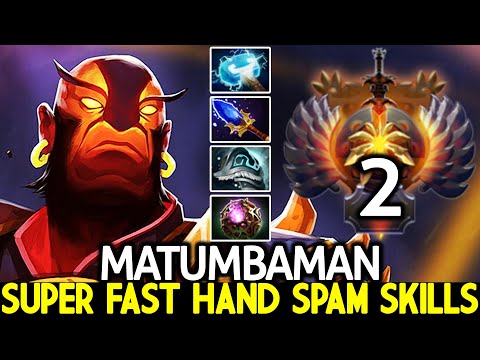 MATUMBAMAN [Ember Spirit] Super Fast Hand Spam Skill Annoying Mid Dota 2