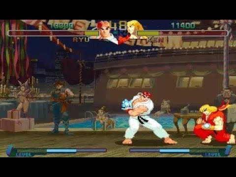 [TAS] Ryu VS Ken (Street Fighter Zero 2)