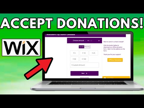 How To Accept Donations on Wix