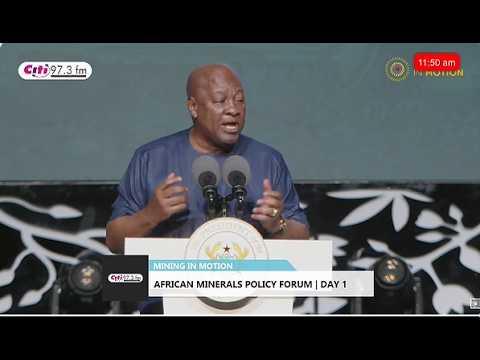 Mining in Motion: President Mahama Calls for One African Voice on Mineral Resources