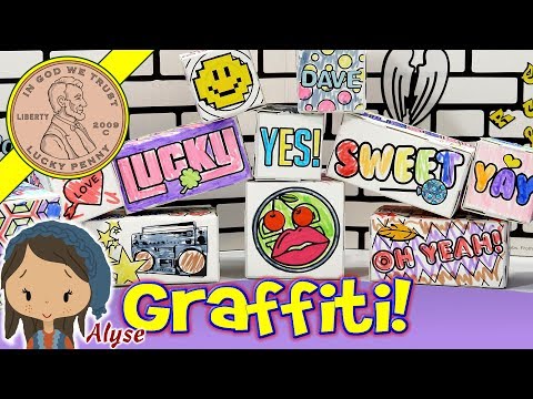 Paper Punk Color N' Build Graffiti Blocks Set - Crafting With Alyse! Video