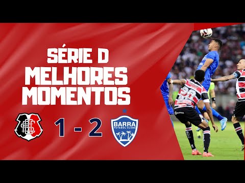 SANTA CRUZ 1 x 2 BARRA - Melhores Momentos - Série D - 27 09 2025