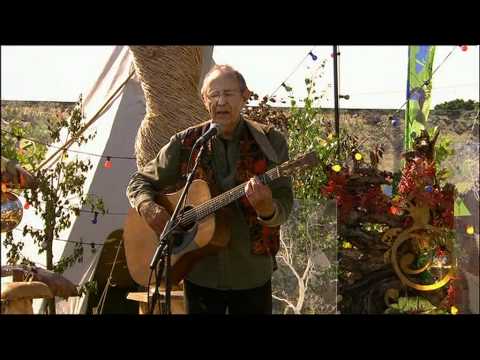 Noel Harrison - The Windmills Of Your Mind live and acoustic for the BBC at Glastonbury Festival