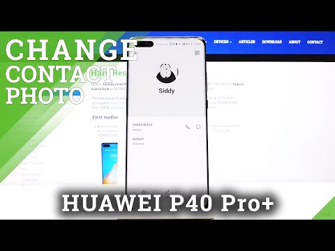 How to Add Photo to Contact in HUAWEI P40 Pro+ - Personalize Contact Profile