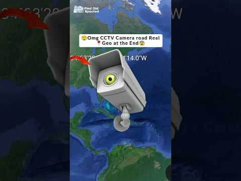 😲Omg cctv camera in the road✨and🌏google earth #shorts #googleearth