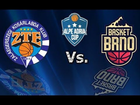 ZALAKERÁMIA ZTE KK - JBC MMCITE BRNO Alpok-Adria Kupa ffi kosárlabda-mérkőzés 18.10.22 (hétfő) 18:
