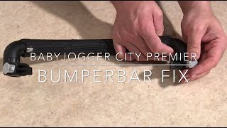 How to Fix the Buttons on a BabyJogger City Premier Bumper Bar