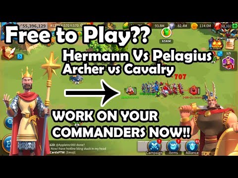 HERMANN Can put you out of ACTION! Epic Commander T4 | Rise of Kingdoms