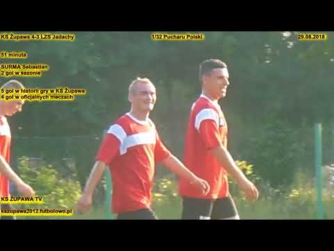 PP 1/16. KS Żupawa - LZS Jadachy (2-1 Surma Sebastian) 29.08.2018
