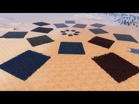 1000 JEDI vs 7 MEDIEVAL ARMIES | 5000 EACH - Ultimate Epic Battle Simulator