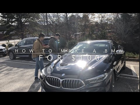 We made a BMW M3 for under $100!