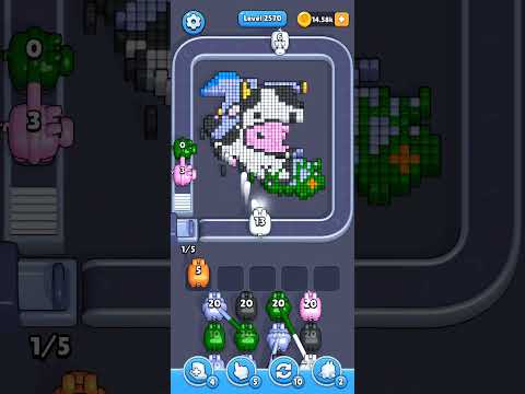 Pixel Flow Level 2570 Walkthrough