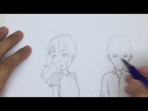 How to Draw Manga Hair Blowing in the Wind (Boy and Girl ...