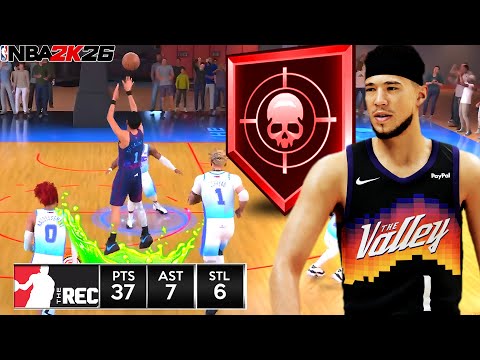 This DEVIN BOOKER Build + LEGEND SHIFTY SHOOTER Is AMAZING in Random Rec (NBA 2K26)