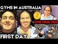OUR FIRST DAY AT GYM 😃 | GYMS IN AUSTRALIA