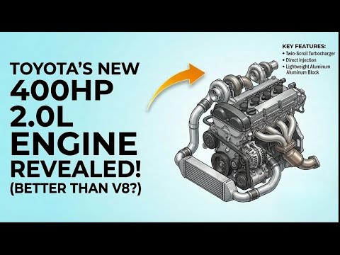 Toyota’s New 400HP 2.0L Engine Revealed — Is It Really Better Than a V8?