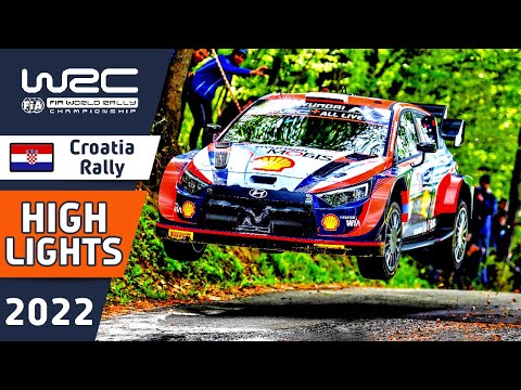 WRC Rally Highlights : WRC Croatia Rally 2022 - Day 2 Afternoon