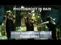 Rain Photoshoot At Night BTS Dhurva Dam Ranchi Photoshoot Rain Night Saree Posesideas Bts