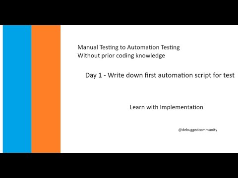 Day 1 Write First Automation Script For Test Using Selenium Java Selenium