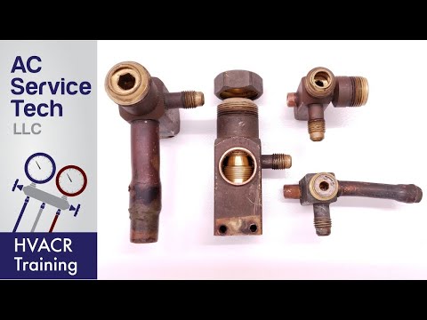 Leaking Refrigerant Replace the Leaky Schrader Valve without Removing the Refrigerant Shown