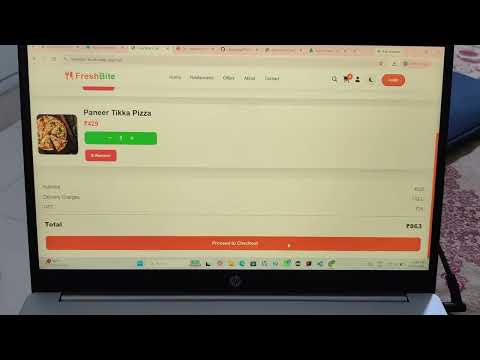 Task Demo - DAS003292 - FreshBite - Online Food Ordering
