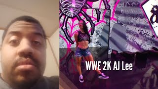 WWE 2K AJ Lee