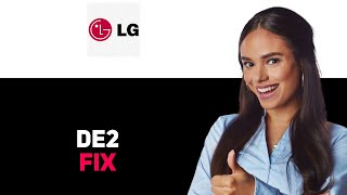 LG Washer DE2 Error Code 2025