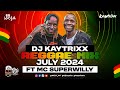 DJ Kaytrixx ️ REGGAE MIX Ft MC SuperWilly July 2024 LIVE WEZA