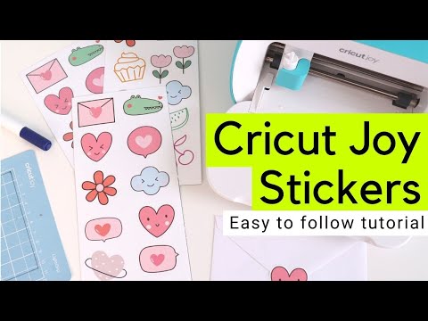 How to Make Cricut Joy Stickers