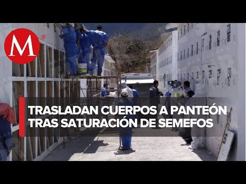 En Guerrero, trasladan 34 cuerpos al panteón forense; suman 534