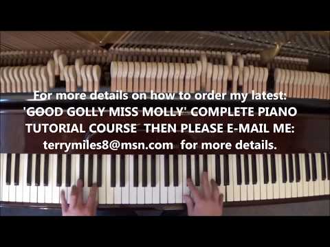 BEST GOOD GOLLY MISS MOLLY PIANO TUTORIAL ON YOUTUBE