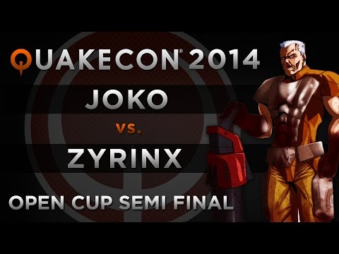 jokO vs zyrinx - QuakeCon 2014 Open Cup (SEMI FINAL)