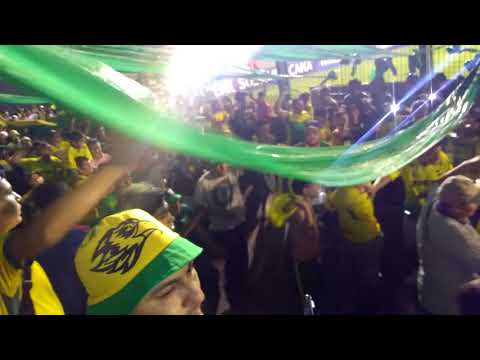 "ENTRADA DE LA BANDA DE VARELA/ VS AMERICA DE CALI(SUDAMERICANA)" Barra: La Banda de Varela &bull; Club: Defensa y Justicia