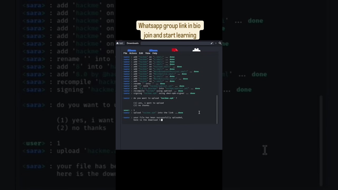 Android ransomware attack .. #ethicalhackingtutorial #cybersecurity