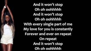 It won&#39;t stop lyrics