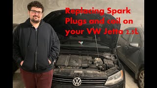 Replacing spark plugs and coil packs on a mk6 Vw jetta 2.5L (DIY)