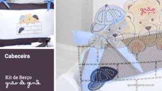 Kit Berço Ursos Amiguinhos | Ref: 54071