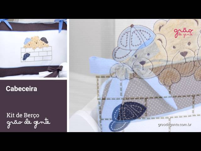 Kit Berço Ursos Amiguinhos | Ref: 54071