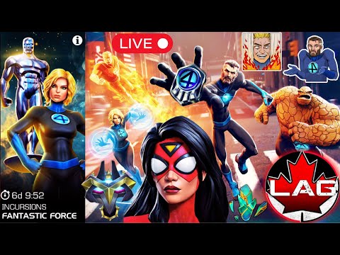 New Saga Incursions Push! Spider-Woman Carry? Fantastic Force! Summoner Fest Realm Event! - MCOC
