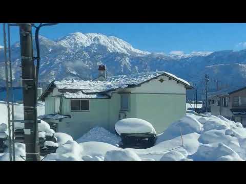 Super impressed! take a snow local train YUKIGUNI③
