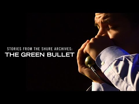 Stories from the Shure Archives: The Green Bullet Harmonica Microphone