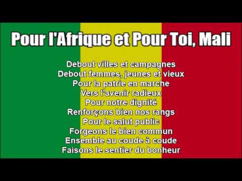 National Anthem of Mali (Le Mali / Pour l'Afrique et Pour Toi, Mali) - Nightcore Style With Lyrics