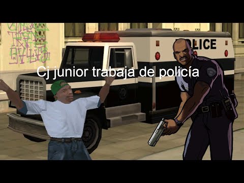 Cj junior trabaja de policía (loquendo Gta San Andreas)