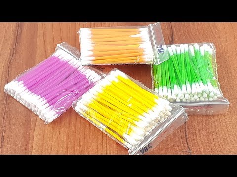 Amazing craft idea with cotton buds | DIY arts and crafts | DIY cotton buds