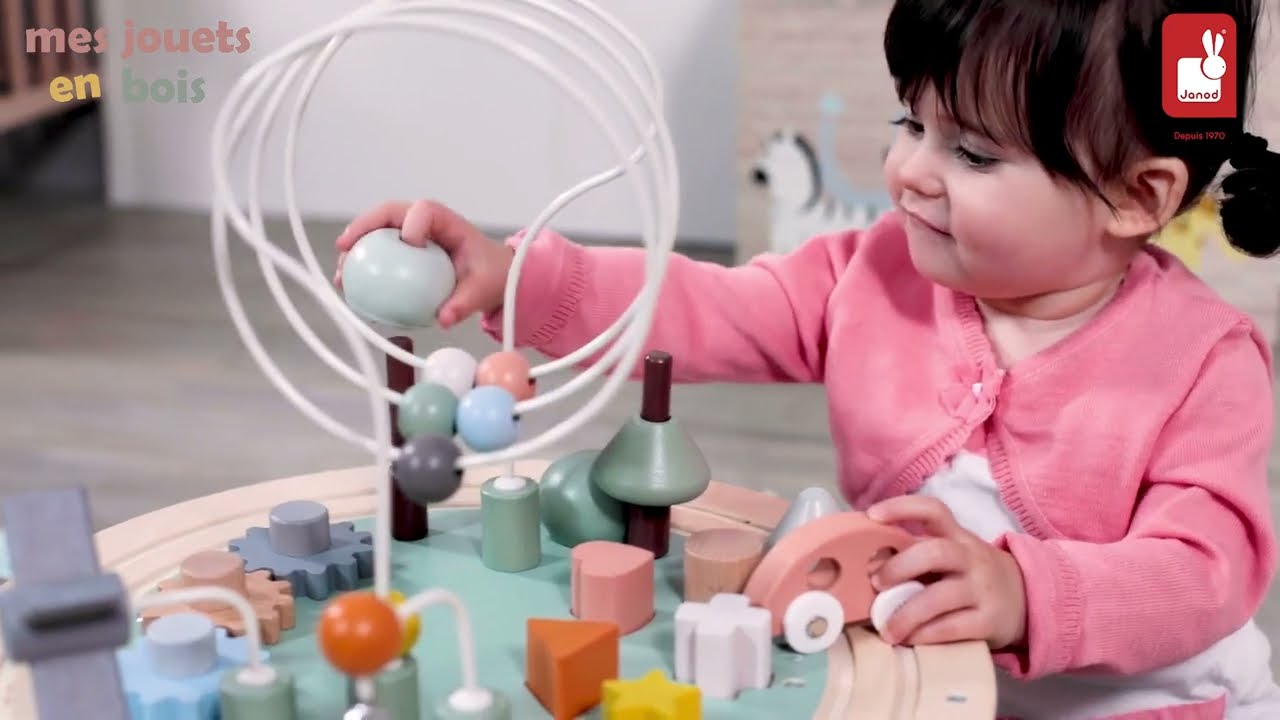 Table d'activités en bois pour bébé - Sweet Cocoon