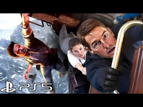 (PS5) Uncharted 2 Train Scene | One of the BEST Missions in Uncharted EVER! [4K HDR]