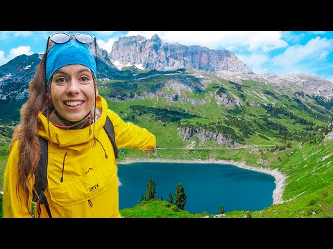 Idyllic hike on the Lechweg to Formarinsee near Lech am Arlberg