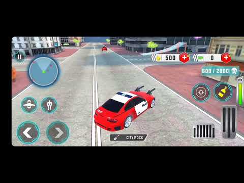 US Police Car Robot Transforming Game.